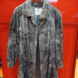 Richland Fur Long Trench Coat